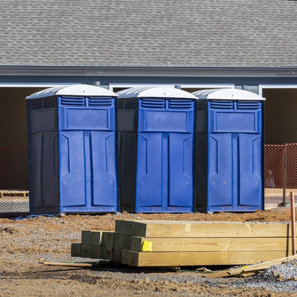 do you offer hand sanitizer dispensers inside the porta potties in Corder MO